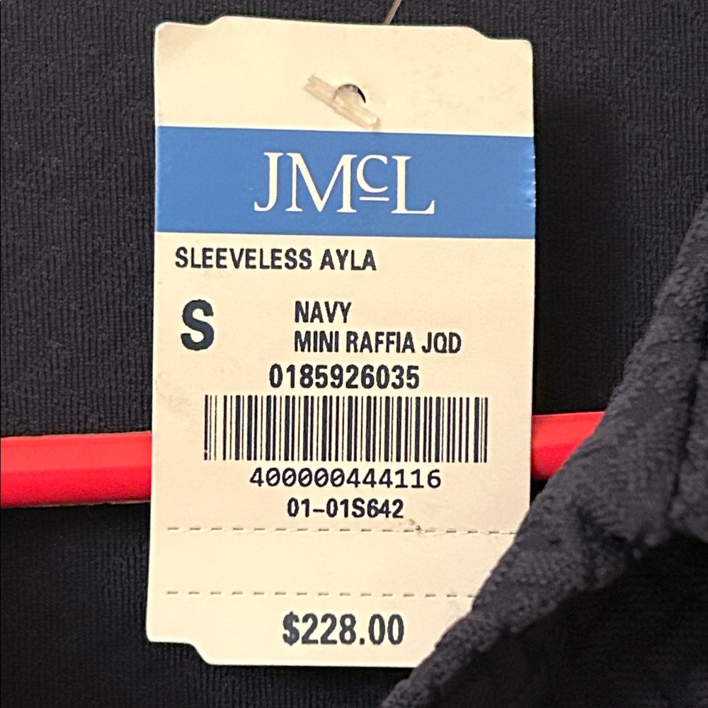 J Mclaughlin Sleeveless Ayla Midi Knit Dress sz Small NWT Mini Raffia Jacquard - Picture 5 of 8